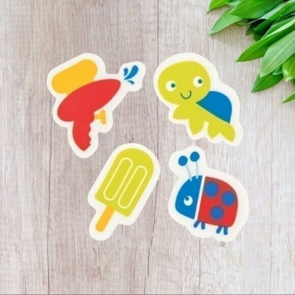 Snappy Spring Erasers 24 Pc - Picture 1 of 2